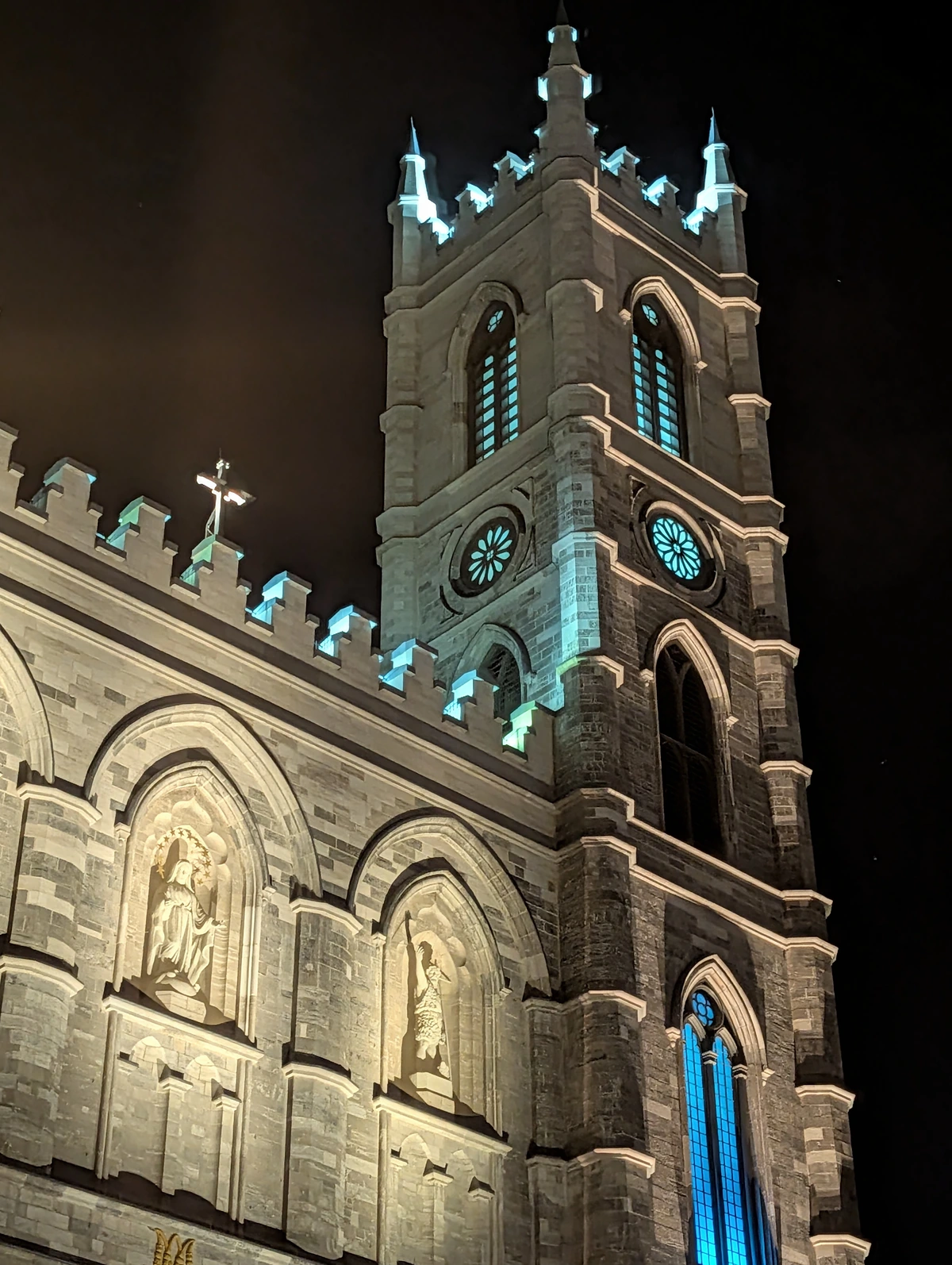 Basilica at night