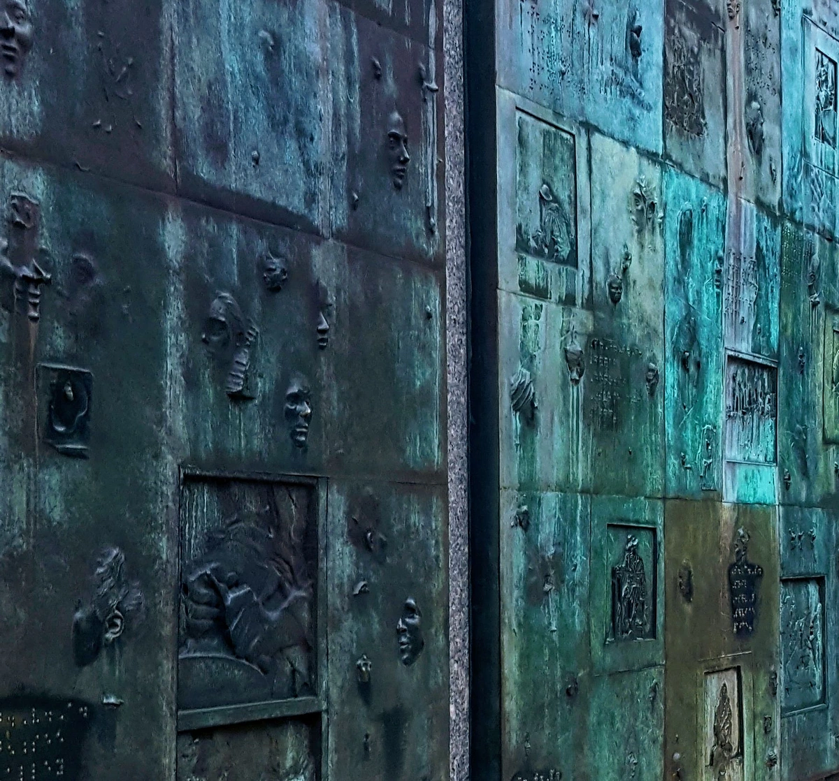 Bronze doors