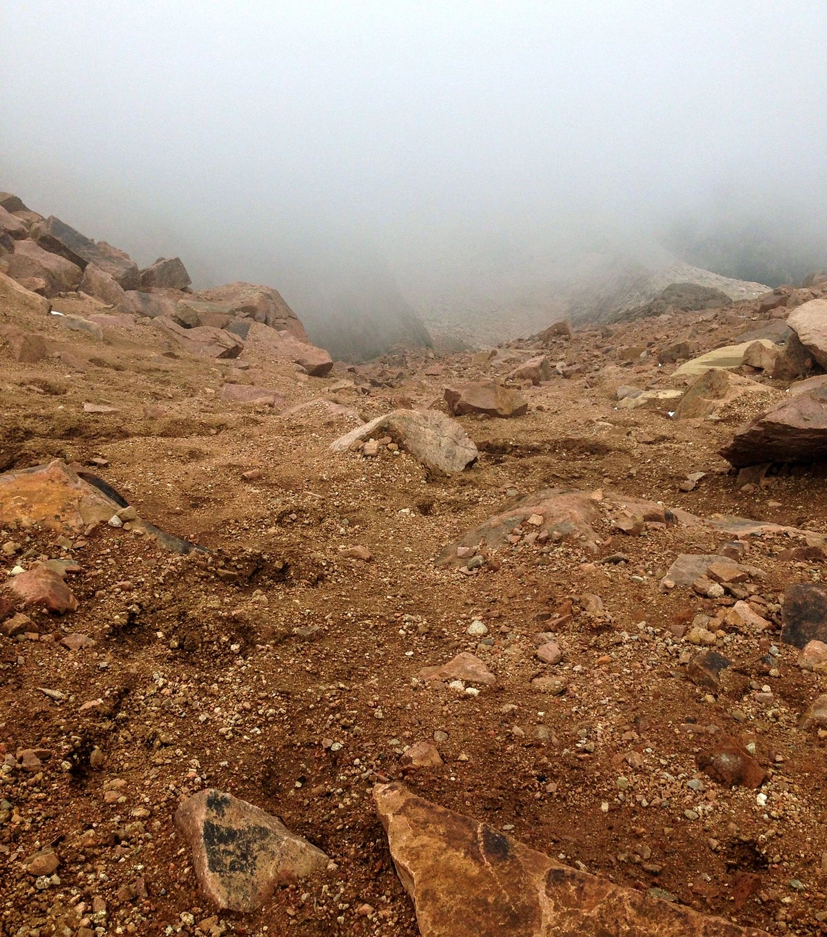 Foggy ridge