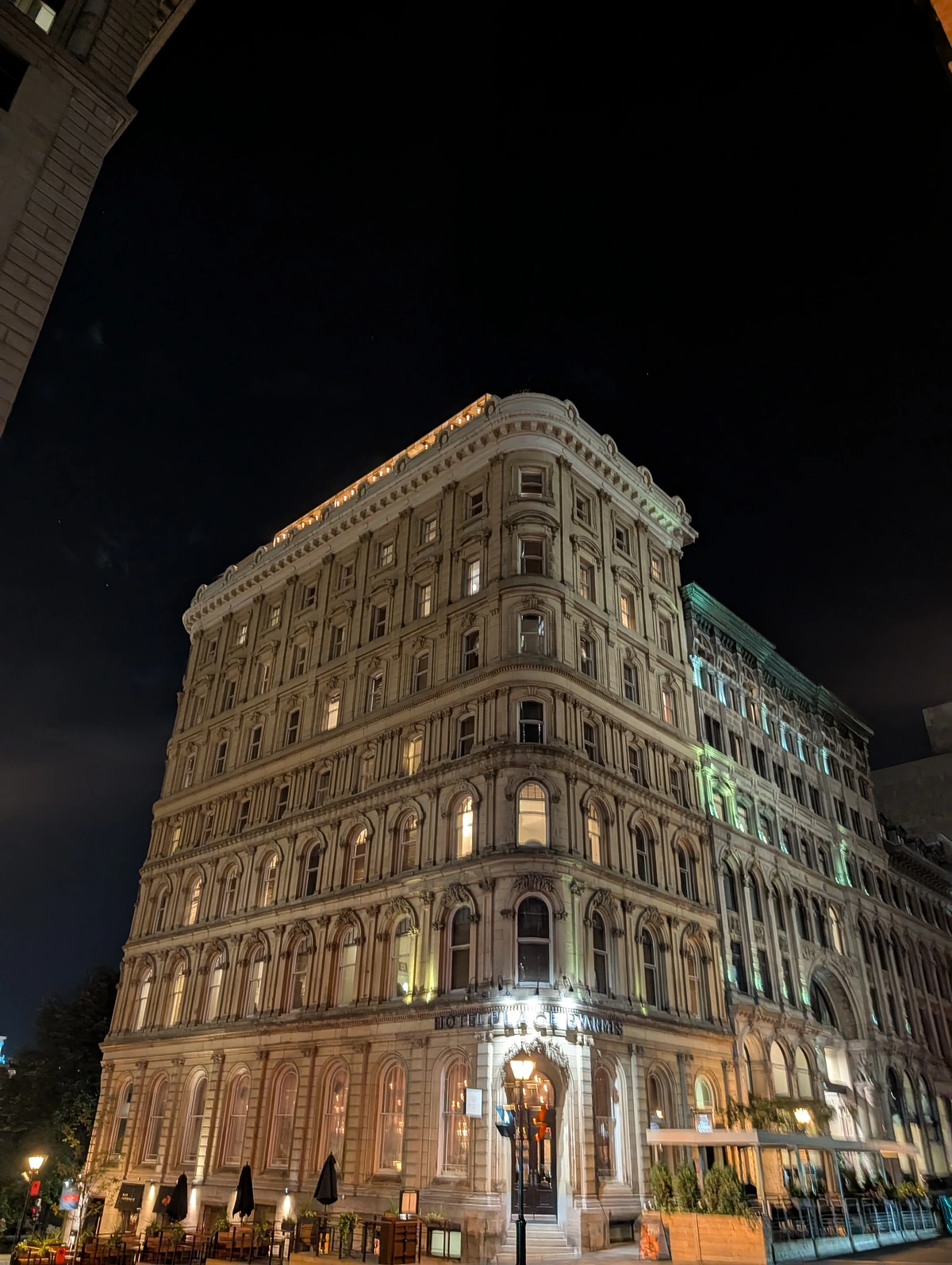 Hotel at night
