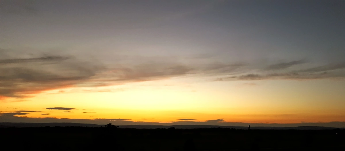 Prairie sunset